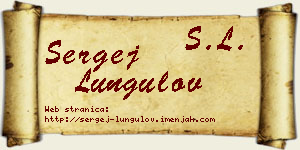 Sergej Lungulov vizit kartica